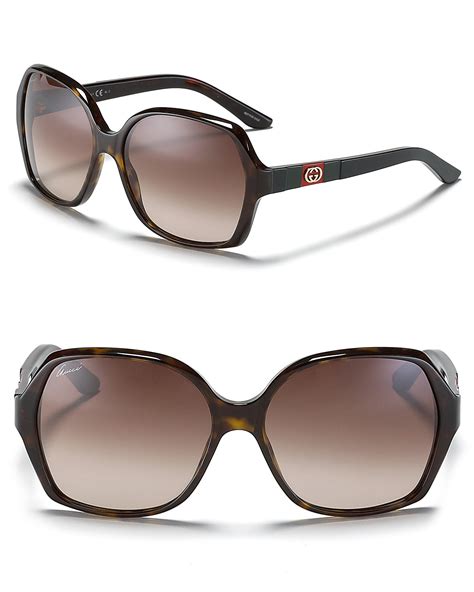 gucci havana sunglasses bloomingdale's|Gucci brown havana oversized sunglasses.